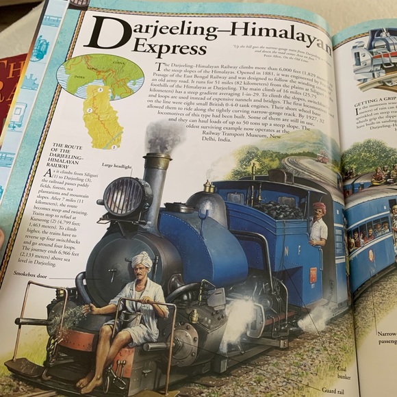 Trains A Stunning Visual History of Railroads large format hardcover - Picture 3 of 7